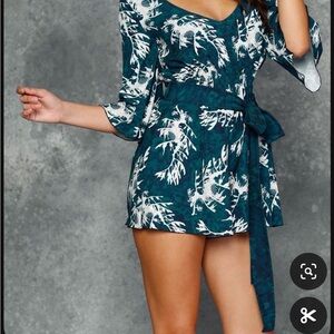 Blackmilk Clothing Leafy Sea Dragon Kimono Playsuit